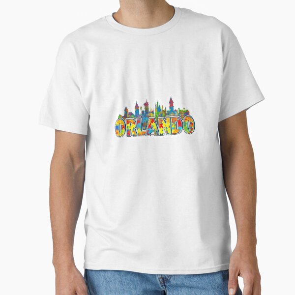 Orlando Theme Puzzle Splash Classic T-Shirt