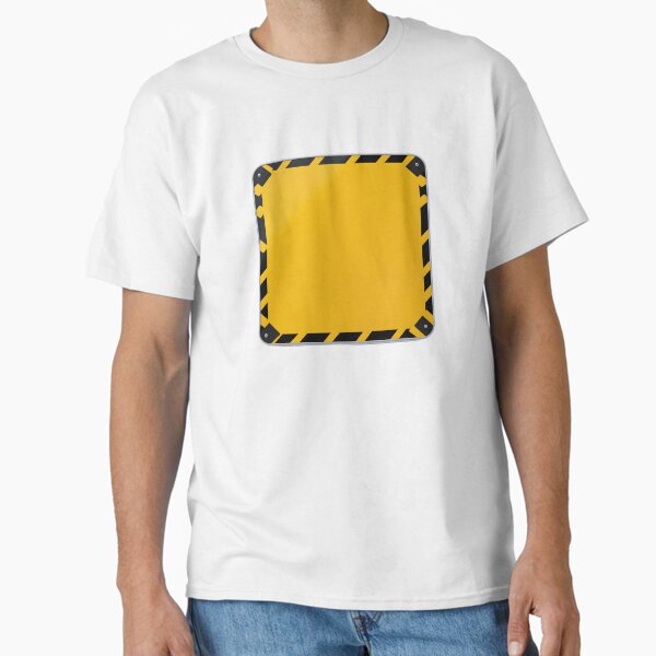 Print0003 - Tag it Your Way - Graffiti Tagger Blank - blank hazard signs, info labels, and industrial-style templates for Street Artists, Taggers, Bomberz • GRAFFITI BLANKS • Tag-Ready | Art-Ready Classic T-Shirt