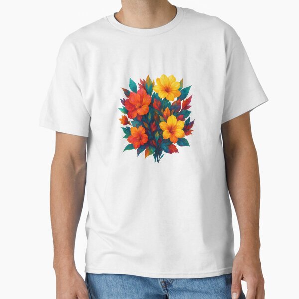"Floral Symphony – Vivid Garden Bloom" Classic T-Shirt