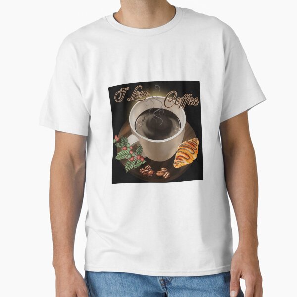 I Love Coffee Copy – Vintage Art for Coffee Lovers Classic T-Shirt