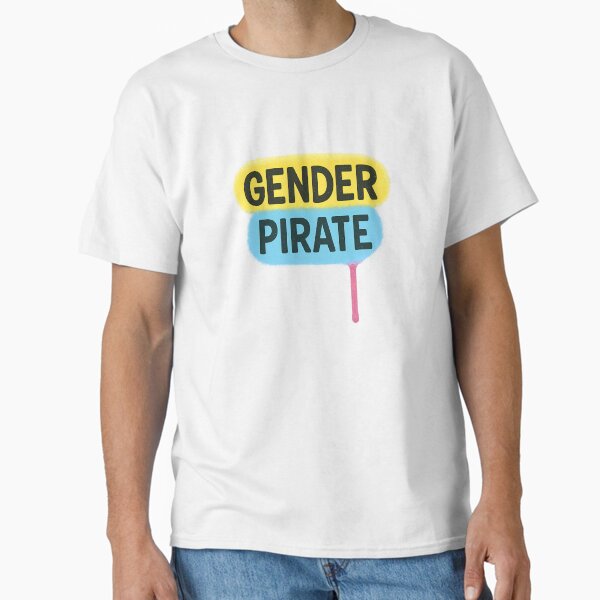 Gender Pirate â€“ Neon Pride Art Classic T-Shirt