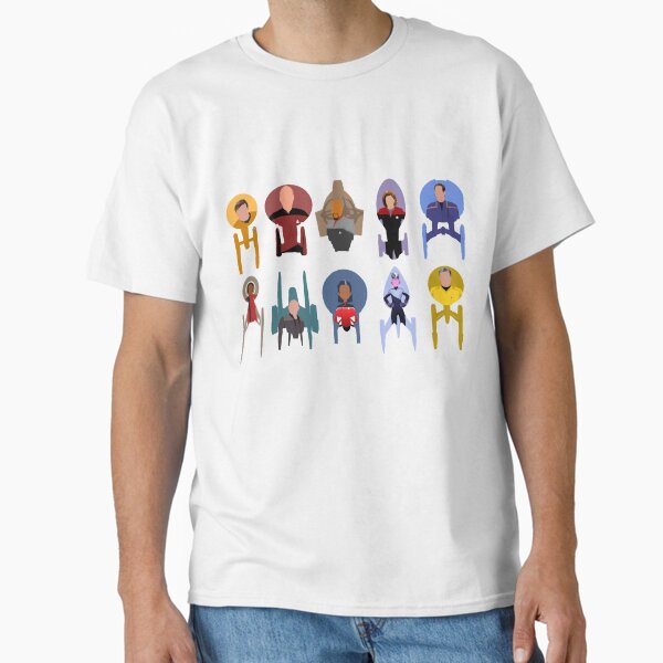 Trek ships & captains Classic T-Shirt