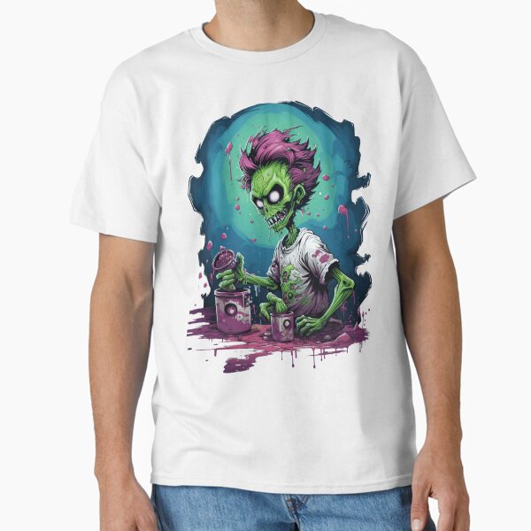 Painter Zombie Classic T-Shirt