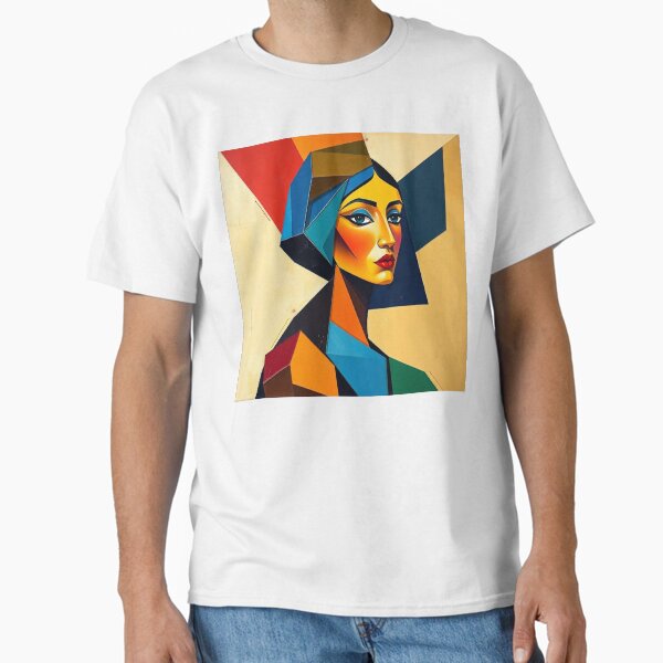 Retro Stereo Abstract Image Classic T-Shirt