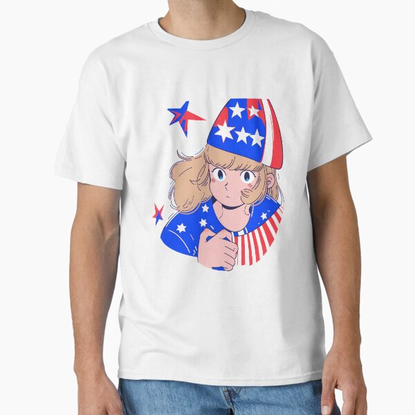 Magic Girl United States Joyful Festive Characters Colorful Classic T-Shirt