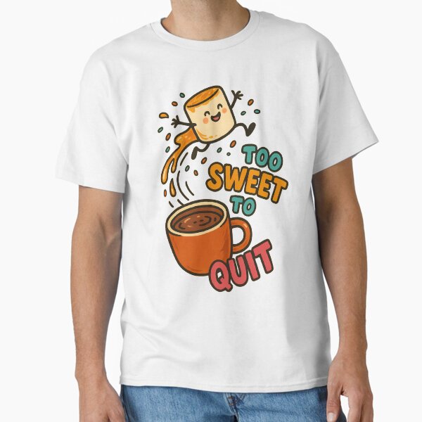 Too Sweet to Quit – Cartoon Parkour Marshmallow Classic T-Shirt