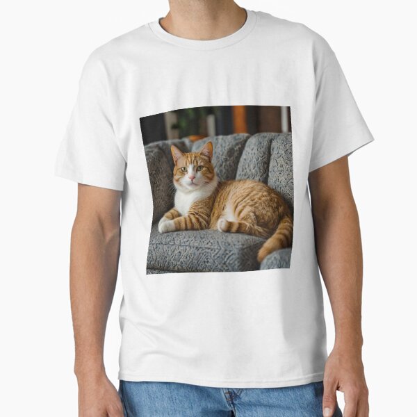 Cat Chilling on Couch Classic T-Shirt