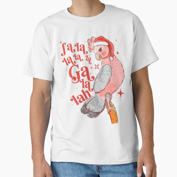 Australian Funny Christmas Holidays Cute Galah Bird Falala Classic T-Shirt
