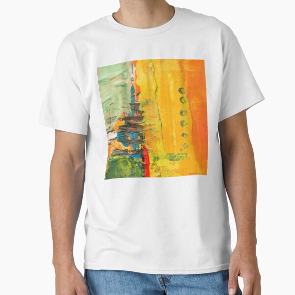 Whispers of Geometry in Painted Air Classic T-Shirt