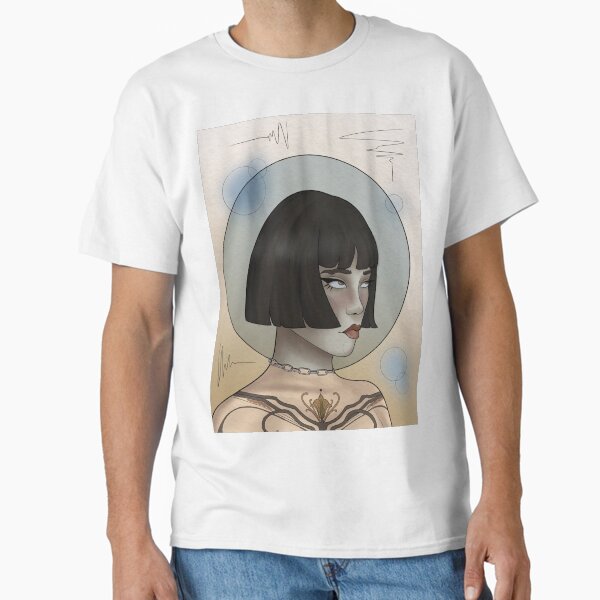 Surrealist female portrait  Classic T-Shirt