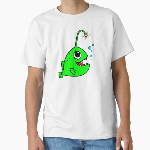 Tiny Angler Fish Swimming to the Surface to See the Light  Classic T-Shirt