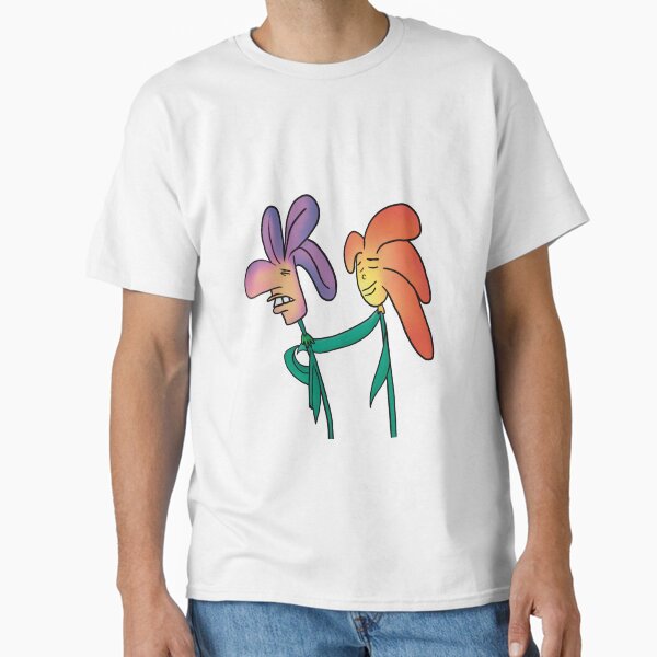 couple of flowers: supporting girl and sad boy Classic T-Shirt