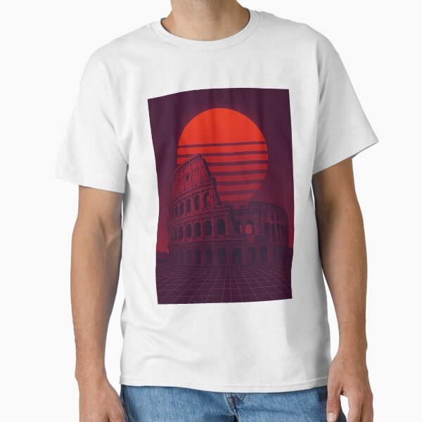 Colosseum - Retro Vintage Rome Design Classic T-Shirt