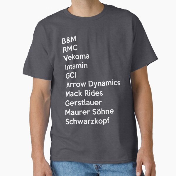 Rollercoaster Manufacturers Classic T-Shirt