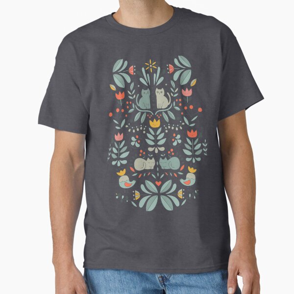 Swedish Folk Cats Classic T-Shirt