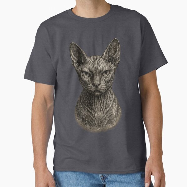 Confident Sphynx Cat Shirt Design Classic T-Shirt