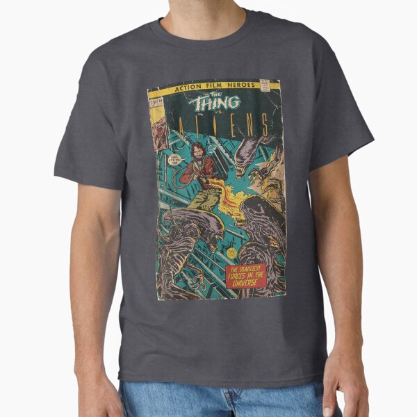 Thing vs. Aliens fan art comic cover Classic T-Shirt