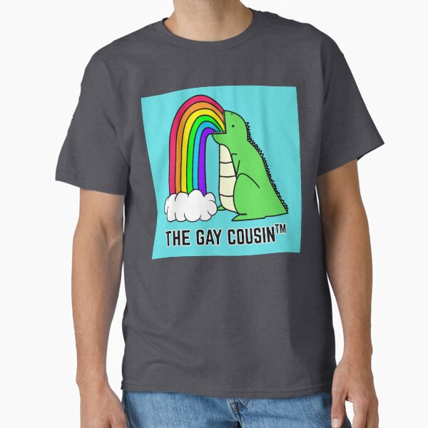The Gay Cousin Dinosaur Design Classic T-Shirt