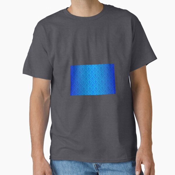 Vivid blue trendy design Classic T-Shirt