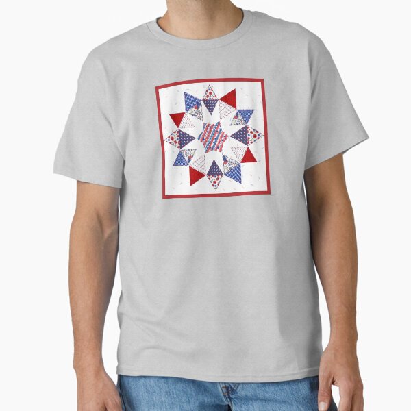 4th of July Quilt Block Classic T-Shirt