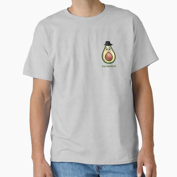 "I'm Guacked" Funny Avocado Illustration – Meme Design  Classic T-Shirt