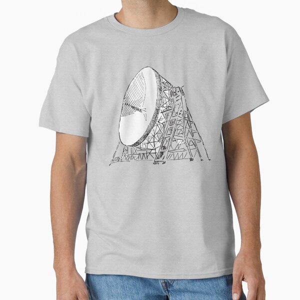 Jodrell Bank, Lovell Telescope, Illustrated Tribute Classic T-Shirt