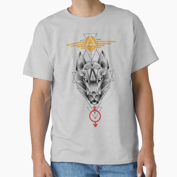 Geometric Howler Color Classic T-Shirt