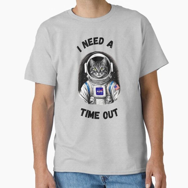 cat astronaut in space Classic T-Shirt