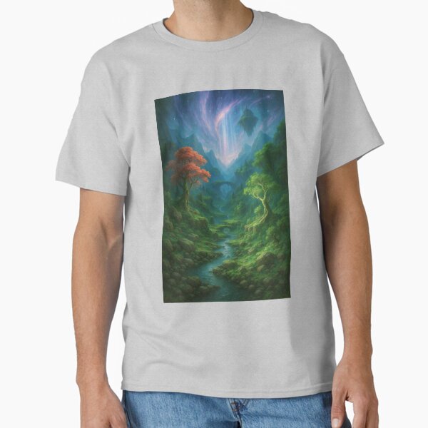 The Breathing Landscape (7/∞) - The Heart of the Floating Forest Classic T-Shirt