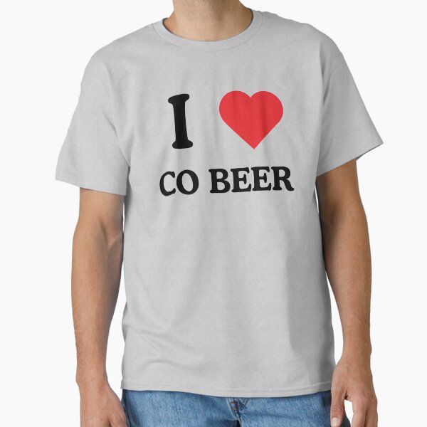 I heart CO beer Colorado beer lover craft beer drinker Classic T-Shirt