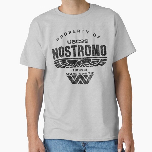 Property of USCSS Nostromo Lts Worn Classic T-Shirt
