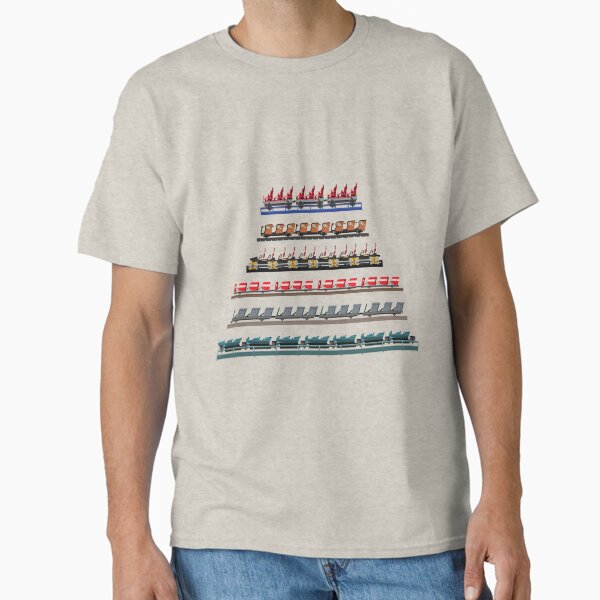 Kennywood Coaster Trains Design Classic T-Shirt