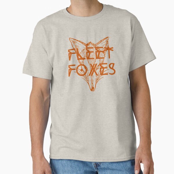 Fleet Foxes // Fox Drawing and Geometric Illustration Classic T-Shirt