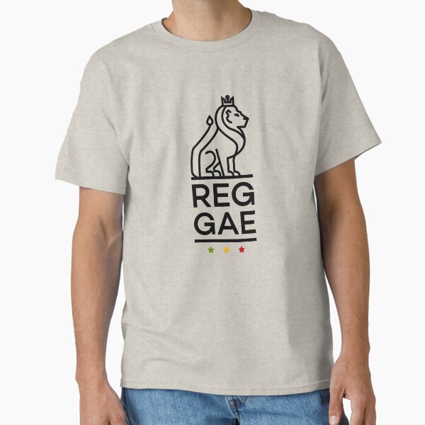 Reggae Lion Rasta Colors Reggae Classic T-Shirt