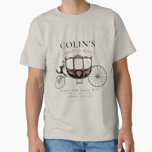 Colin Bridgerton's Carriage Rides - Chic London Design Classic T-Shirt
