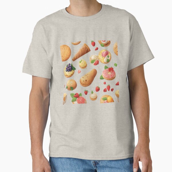 Sweet Escape: A Whimsical Dessert Pattern for Foodie Dreamers Classic T-Shirt