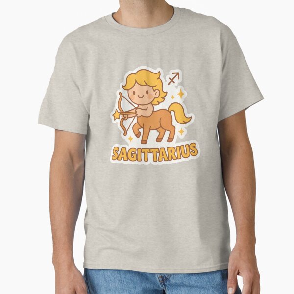 Sagittarius Zodiac Sign Sticker – Adventurous, Free-Spirited, and Optimistic Sagittarius Design Classic T-Shirt