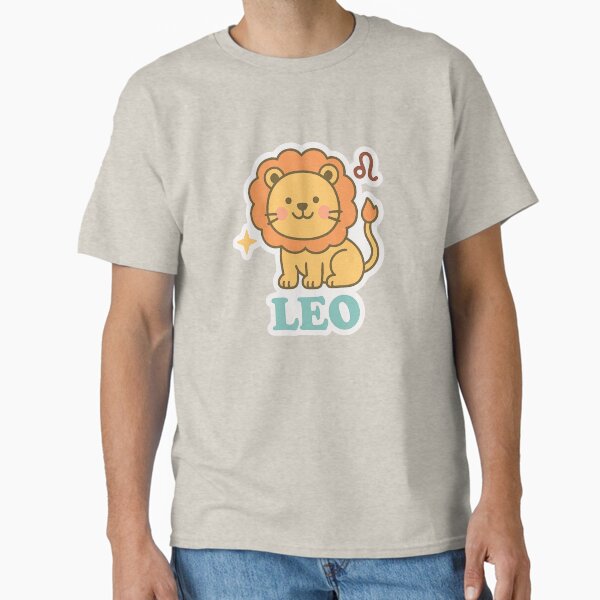 Leo Zodiac Sign Sticker – Dramatic, Confident, and Bold Leo Design Classic T-Shirt