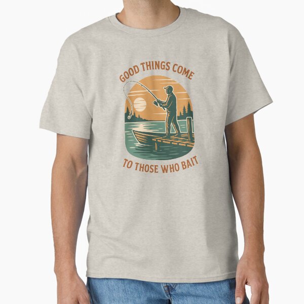 Quiet Moments – Carp Chair Fishing Quote Design Classic T-Shirt