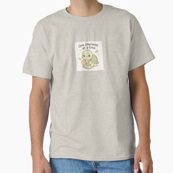 One Payment at a Time Turtle Sticker Classic T-Shirt