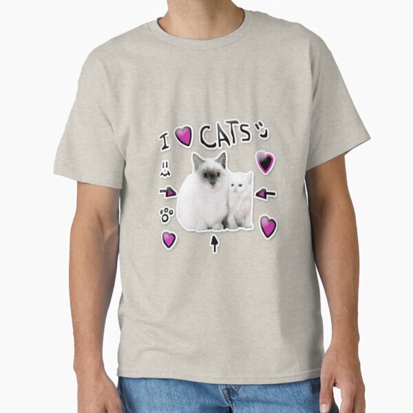 Denis Daily I Love Cats Classic T-Shirt