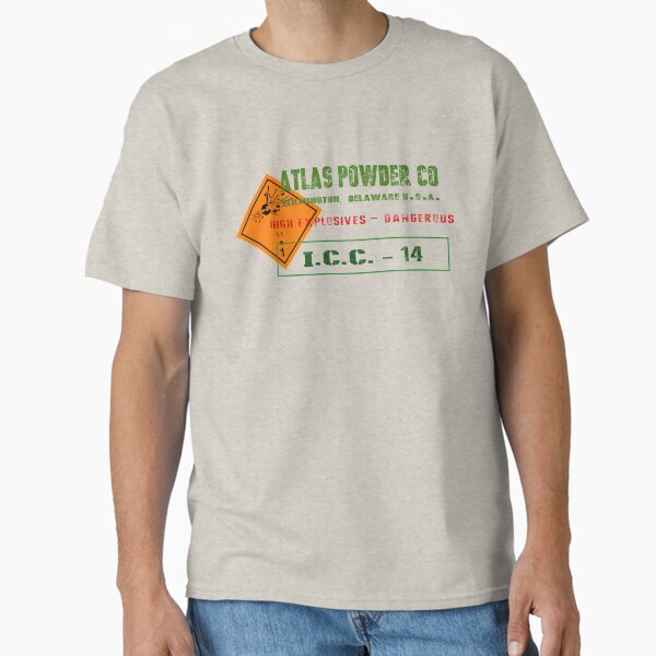 Atlas Powder Company - High Explosives - Crate Stamp Classic T-Shirt