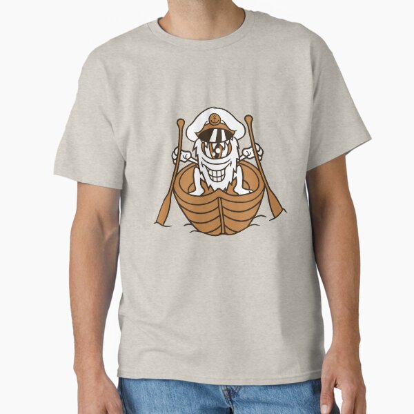 Naughty Evil Monster Paddles Captain Funny Cute Classic T-Shirt