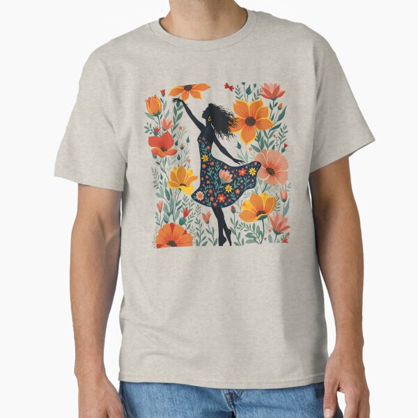 Floral and Free-spirited! Classic T-Shirt