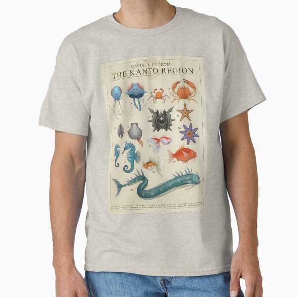 Marine Life from Kanto Classic T-Shirt