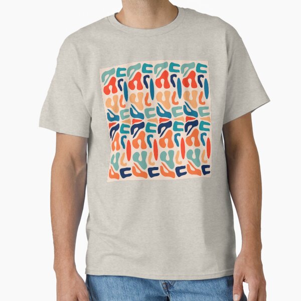 Abstract shapes with old school colors. Classic T-Shirt