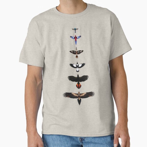 Australian Birds - Illustrated Classic T-Shirt