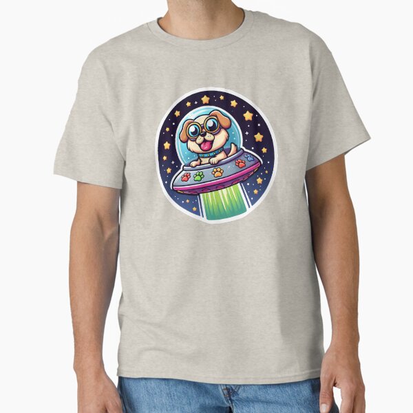 UFO Happy Puppy Classic T-Shirt