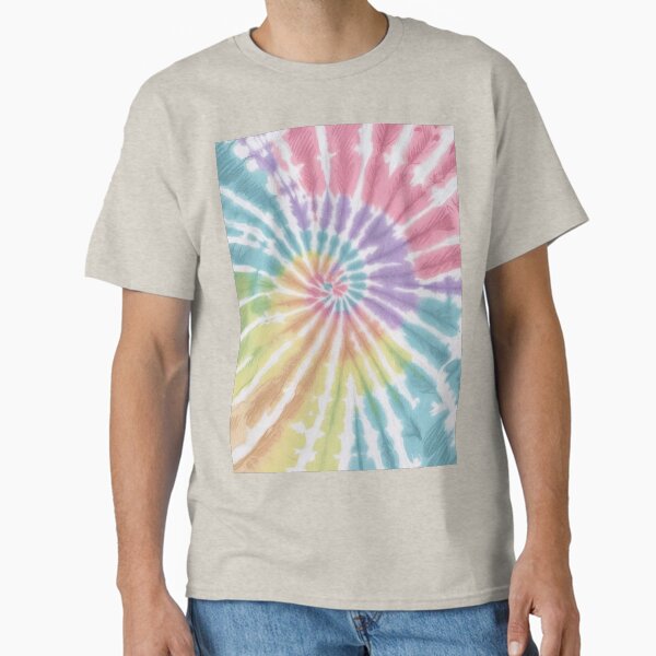 Beautiful Spiral Dye with pastel colors tie dye - colorful or playful tie-dye print Classic T-Shirt