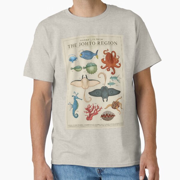 Marine Life from Johto Classic T-Shirt